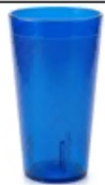 VASO POLICARBONATO AZUL 16 OZ 